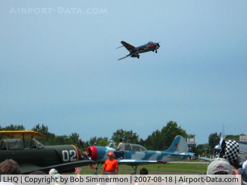 Fairfield County Airport (LHQ) - Mig 17 (N406DM) at the Wings of Victory Airshow - Lancaster, OH
