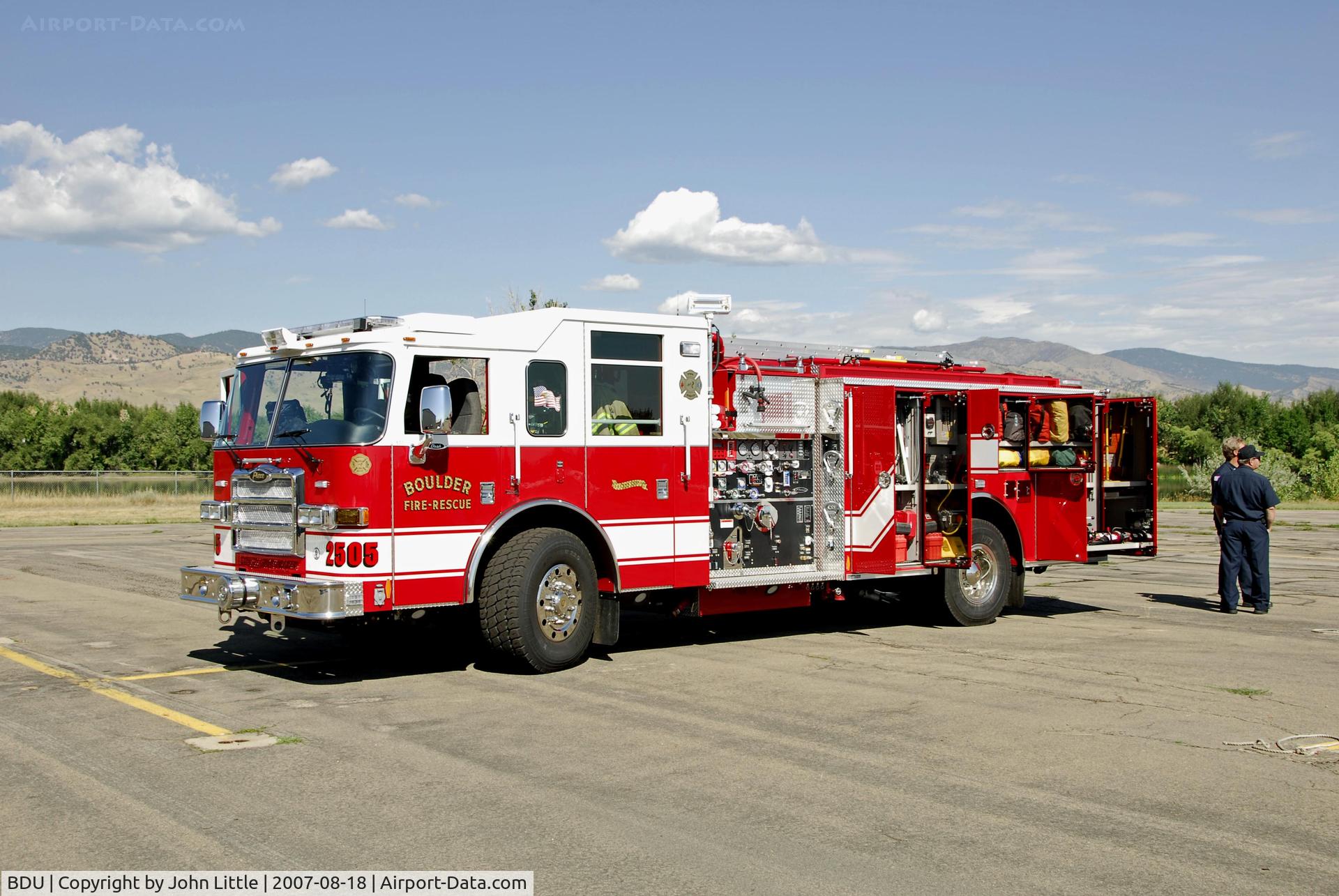 Boulder Municipal Airport (BDU) - Boulder Fire & Rescue at Boulder Opne House