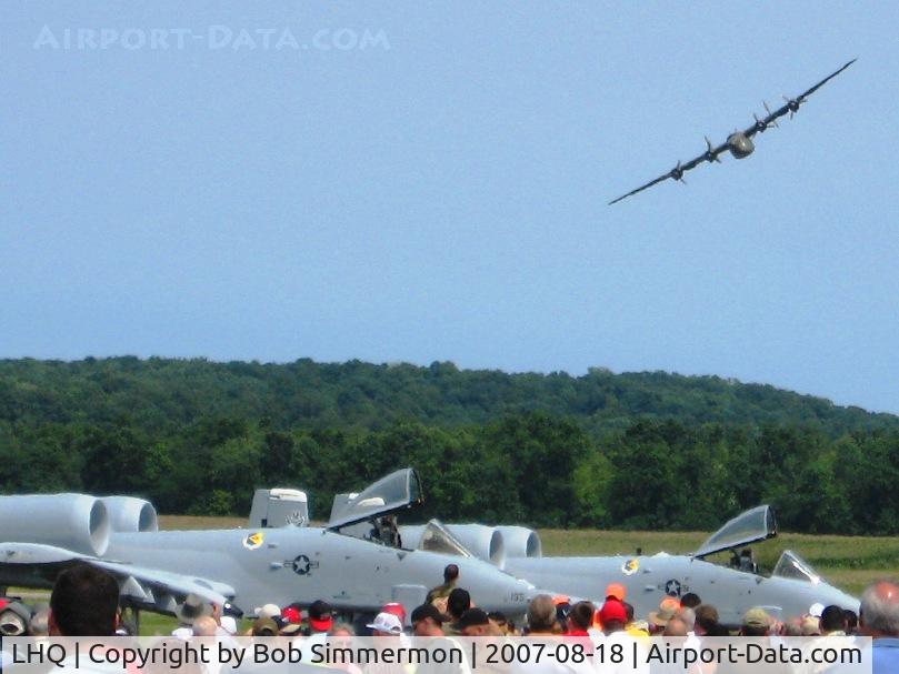 Fairfield County Airport (LHQ) - B24 Liberator (N24927) at Wings of Victory Airshow - Lancaster, OH