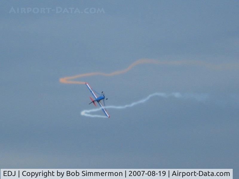 Bellefontaine Regional Airport (EDJ) - John Black, Air National Guard F15 pilot, flying N796TM at Airfest 2007 - Bellefontaine, OH