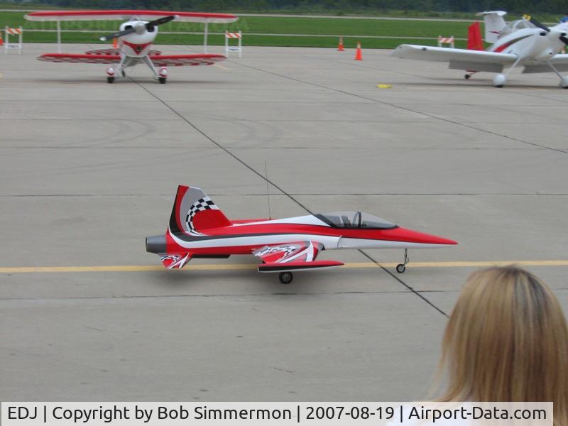 Bellefontaine Regional Airport (EDJ) - Sean Saddler's RC jets at Airfest 2007 - Bellefontaine, OH
