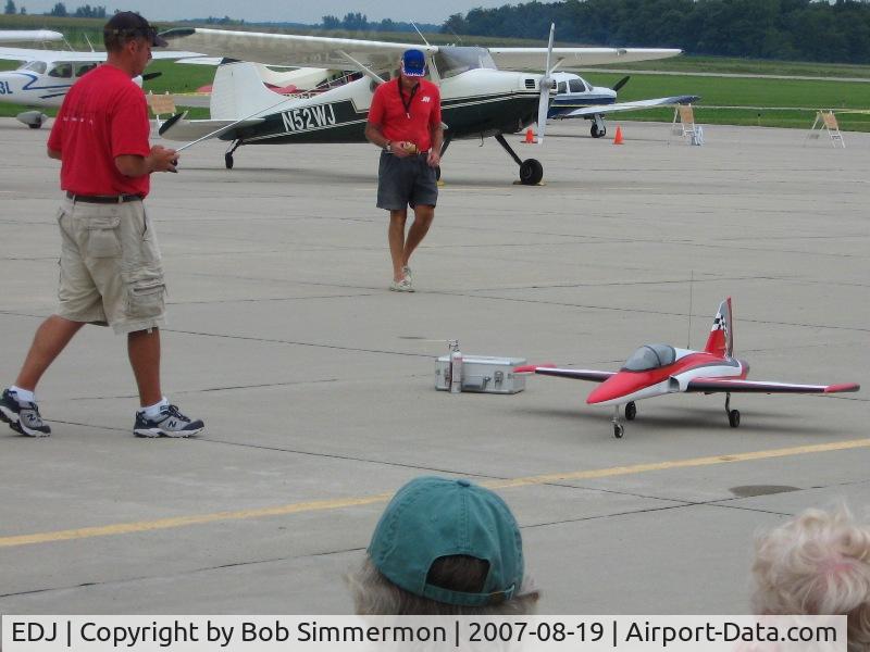 Bellefontaine Regional Airport (EDJ) - Sean Saddler's RC jets at Airfest 2007 - Bellefontaine, OH