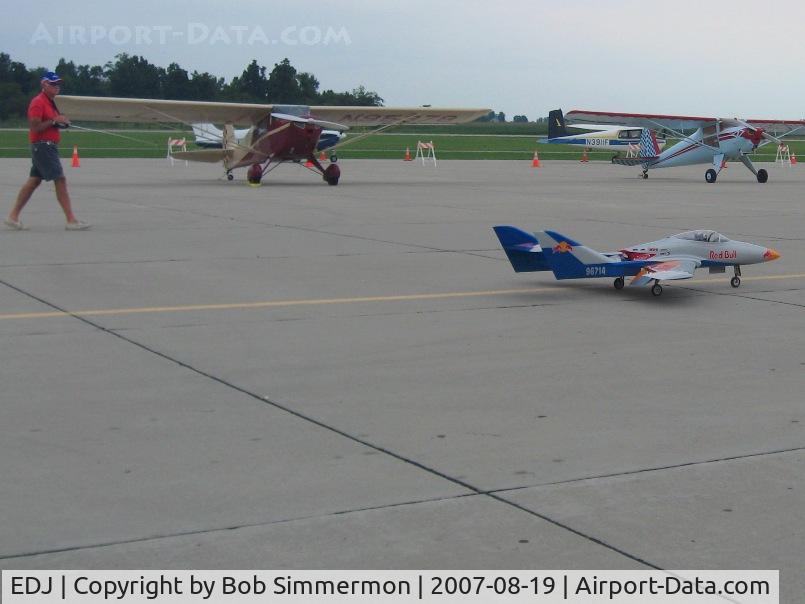 Bellefontaine Regional Airport (EDJ) - Sean Saddler's RC jets at Airfest 2007 - Bellefontaine, OH