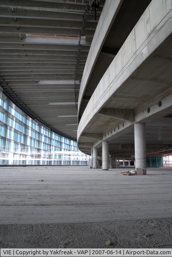 Vienna International Airport, Vienna Austria (VIE) - Terminal Skylink construction area