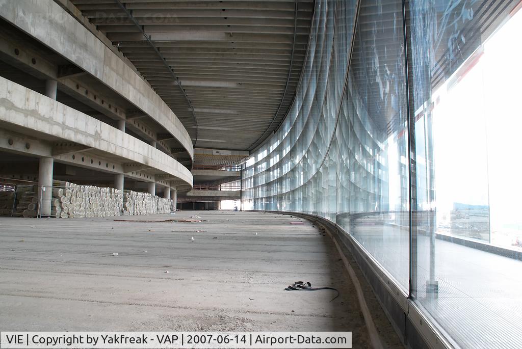 Vienna International Airport, Vienna Austria (VIE) - Terminal Skylink construction area