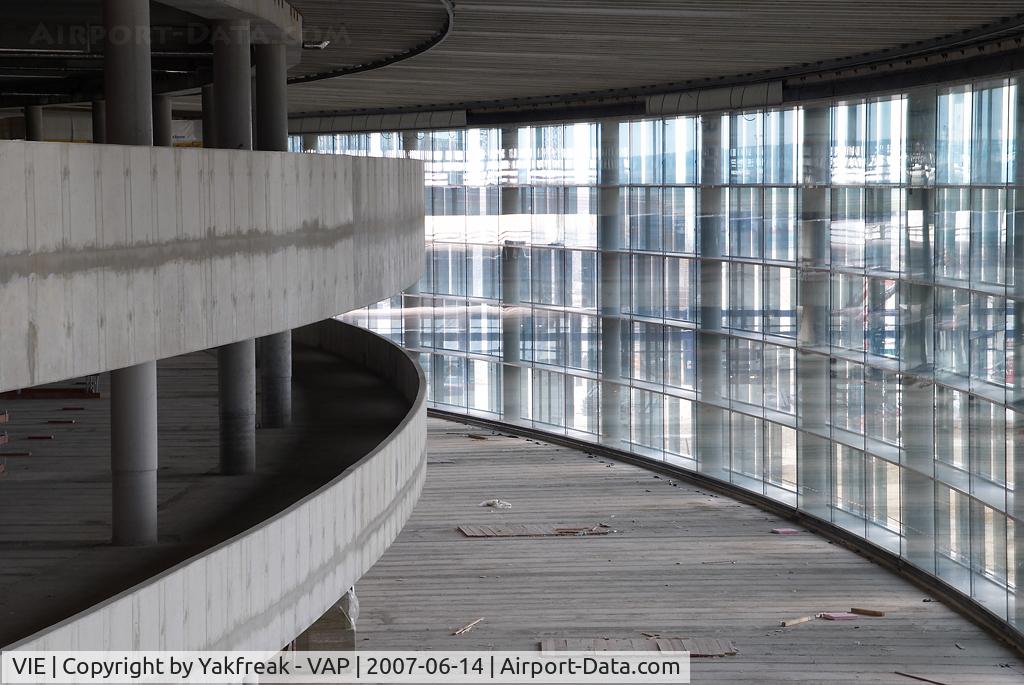 Vienna International Airport, Vienna Austria (VIE) - Terminal Skylink construction area