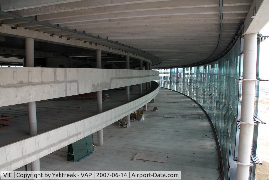 Vienna International Airport, Vienna Austria (VIE) - Terminal Skylink construction area