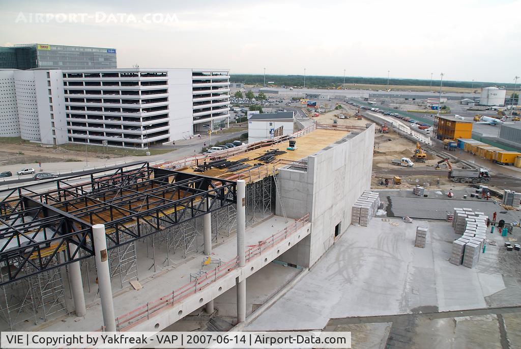 Vienna International Airport, Vienna Austria (VIE) - Terminal Skylink construction area