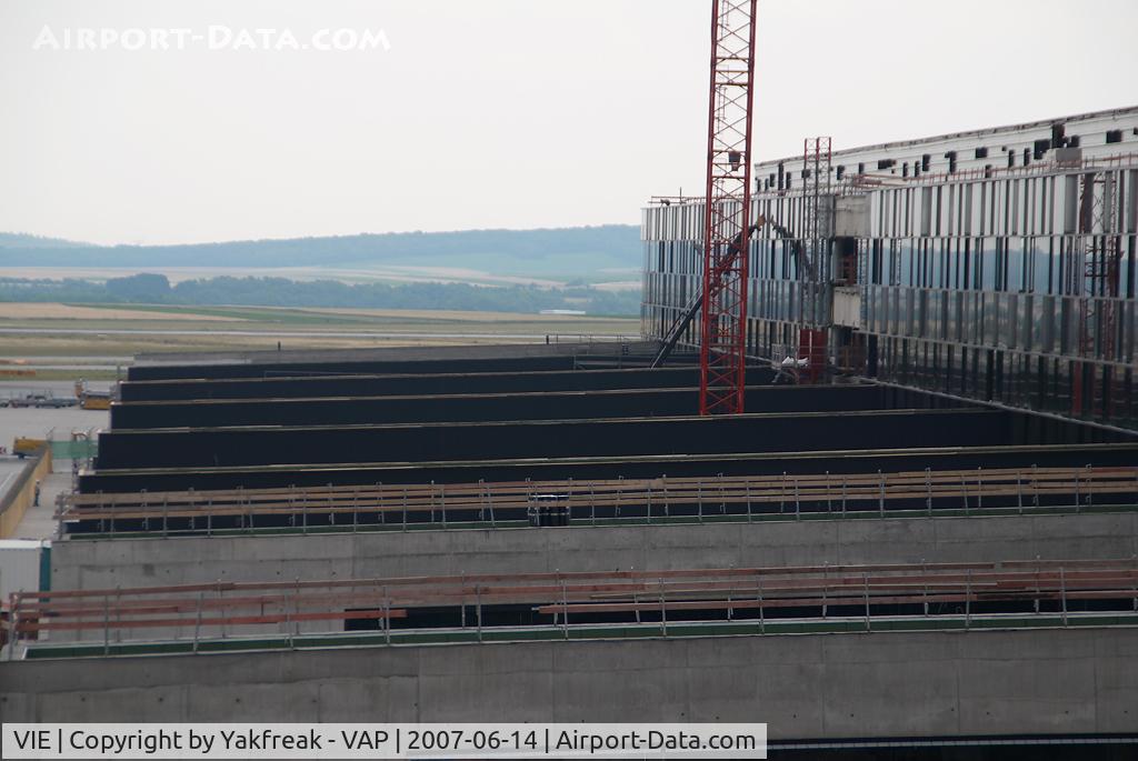 Vienna International Airport, Vienna Austria (VIE) - Terminal Skylink construction area
