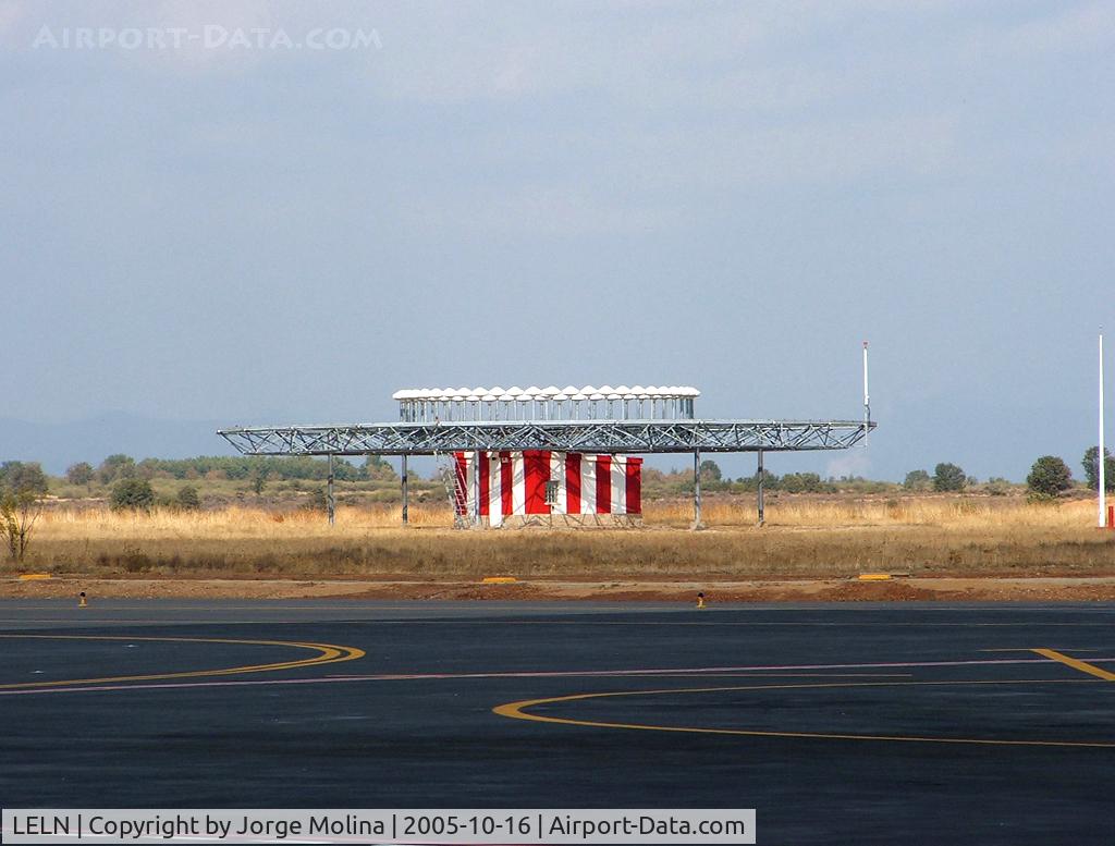 LELN Airport - VOR/DME of LEN, located next to the head of the RWY 23.
