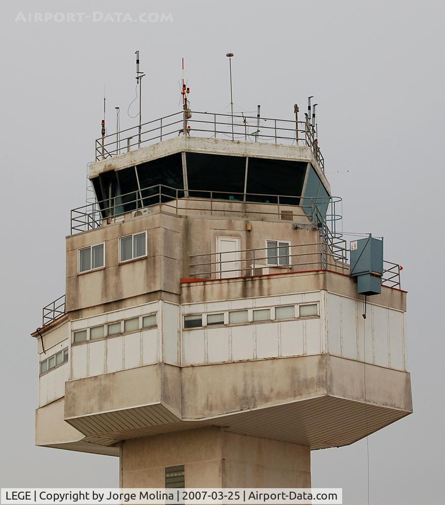 Girona-Costa Brava Airport, Girona Spain (LEGE) - Girona ATC Tower.