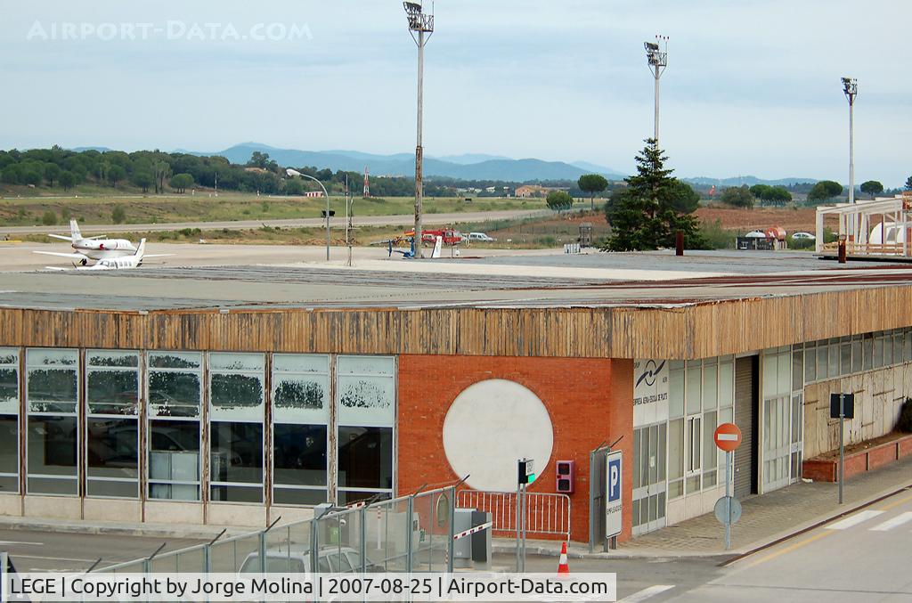 Girona-Costa Brava Airport, Girona Spain (LEGE) - Old Terminal (closed).