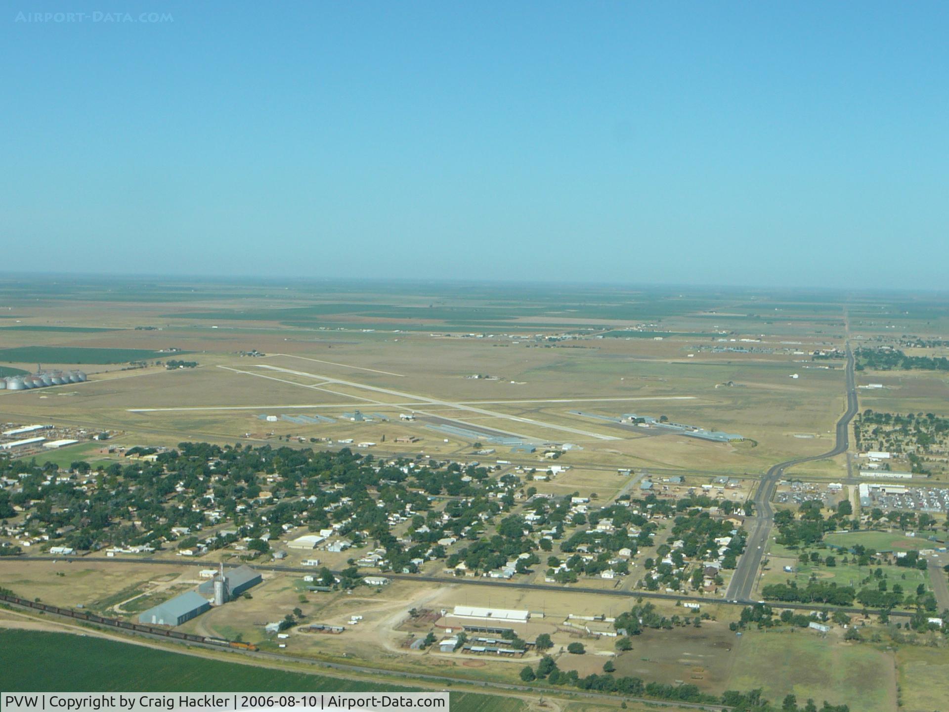 Hale County Airport (PVW) - Getting ready to land.