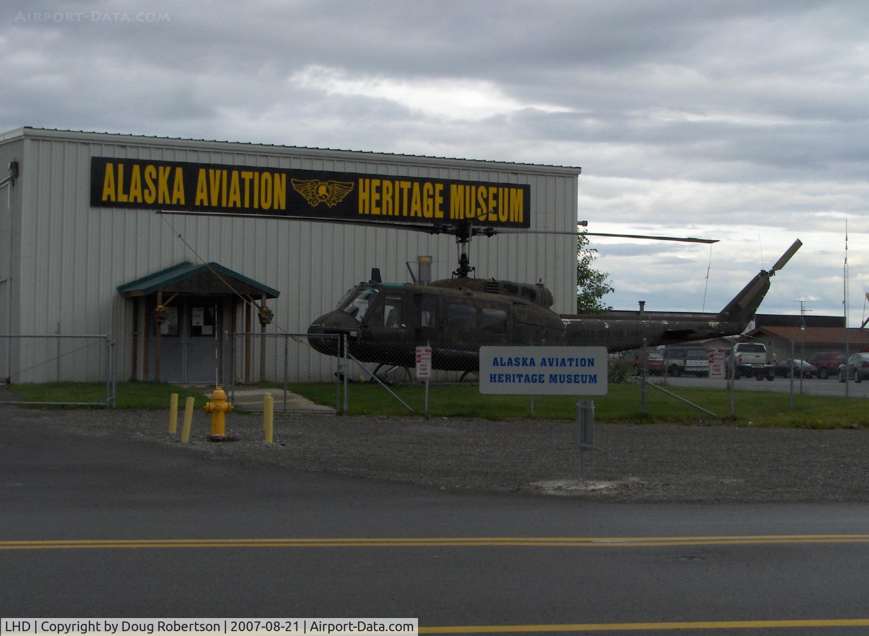 Lake Hood Seaplane Base (LHD) - Alaska Aviation Heritage Museum, fascinating exhibits indoors and out.