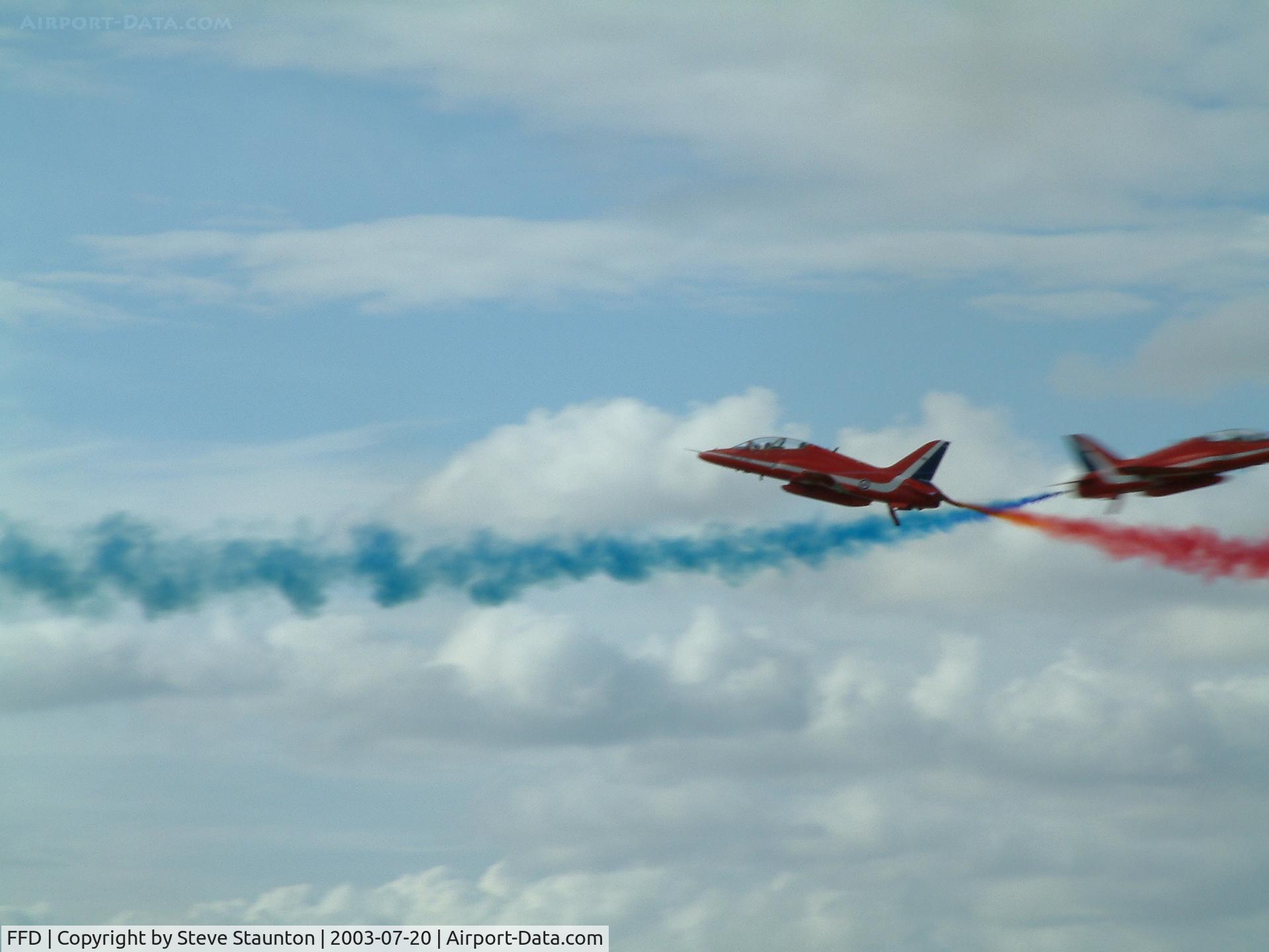 RAF Fairford Airport, Fairford, England United Kingdom (FFD) - Red Arrows @ Royal International Air Tattoo 2003