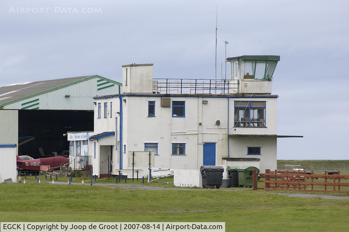 Caernarfon Airport, Caernarfon, Wales United Kingdom (EGCK) - Control Tower at Caernarfon-Llandwrog