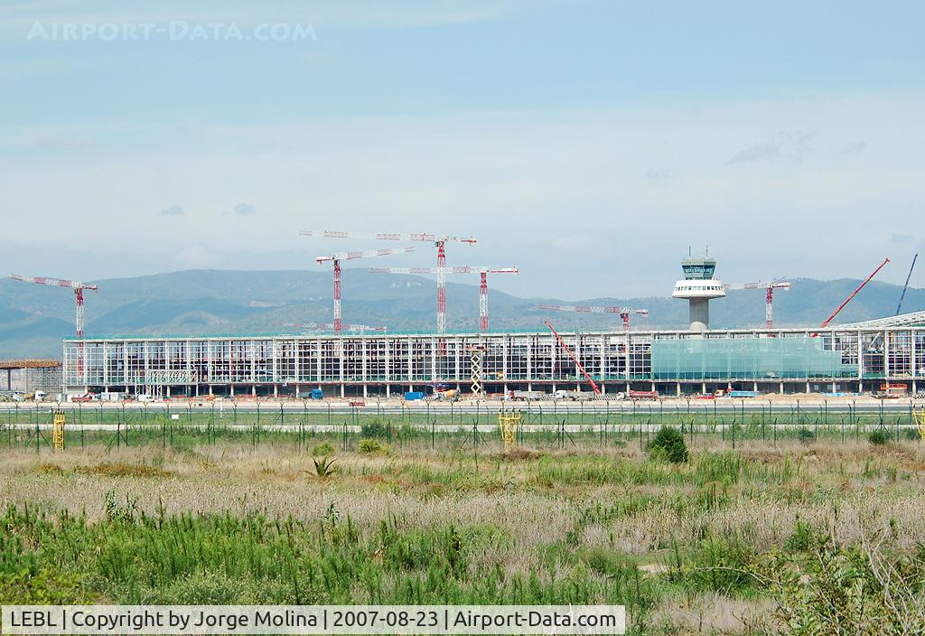 Barcelona International Airport, Barcelona Spain (LEBL) - Future south terminal, in construction.