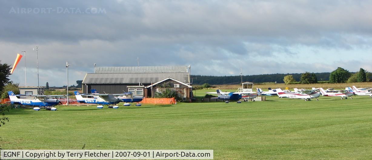 Netherthorpe Airfield Airport, Worksop, England United Kingdom (EGNF) - Netherthorpe field just after sunrise