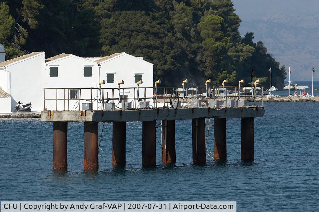 Ioannis Kapodistrias International Airport, Corfu (Kerkyra, Kerkira) Greece (CFU) - Approach light of CFU