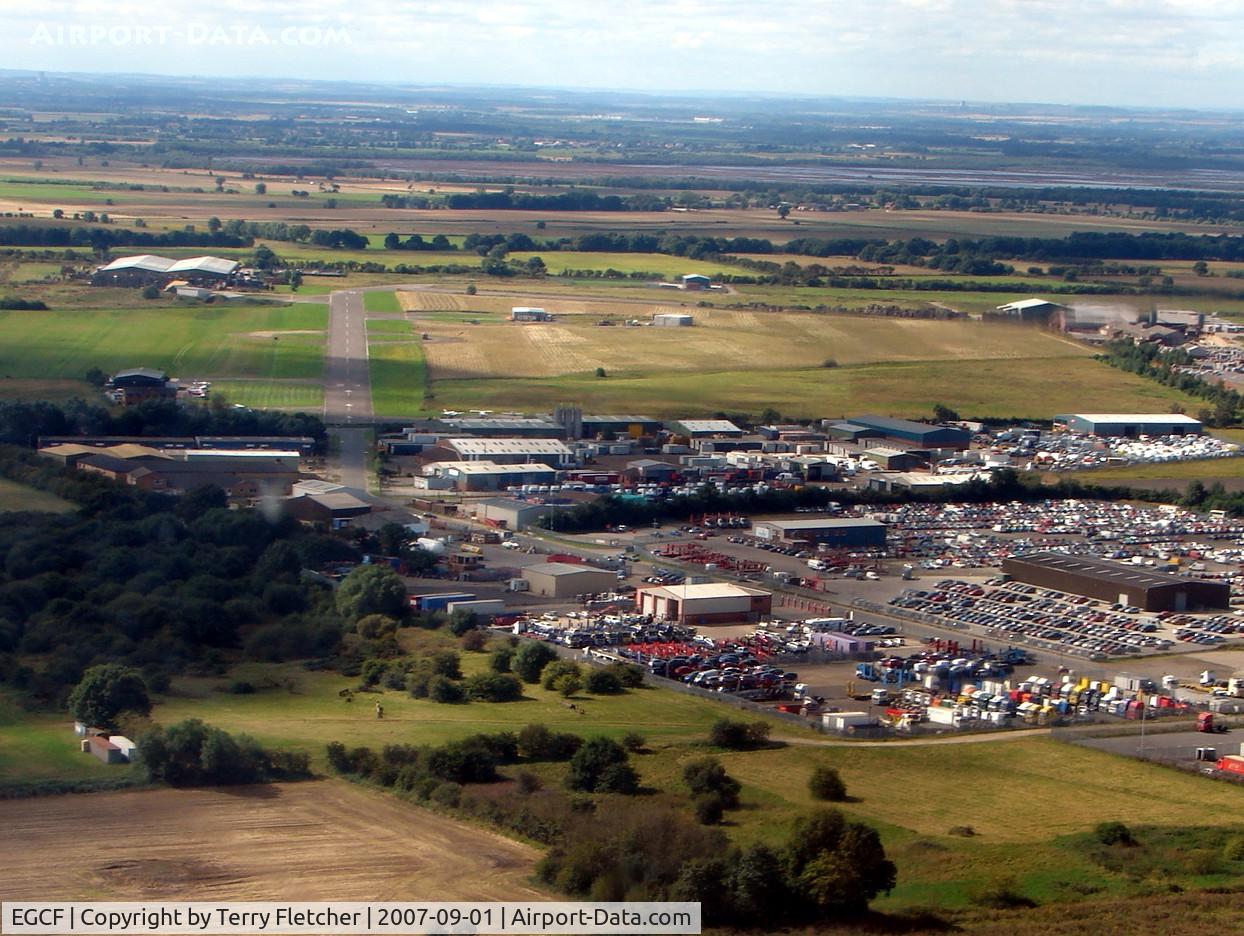 Sandtoft Airfield Airport, Scunthorpe, England United Kingdom (EGCF) - The Car Storage Depot makes this an easy airfield to find
