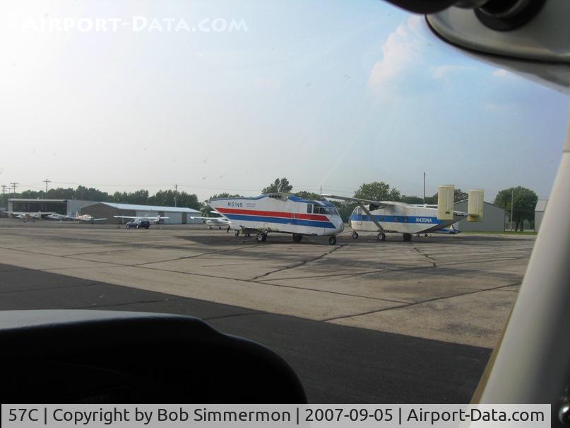 East Troy Municipal Airport (57C) - Derelicts on the ramp