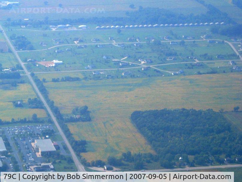 Brennand Airport (79C) - Looking west from 3500'