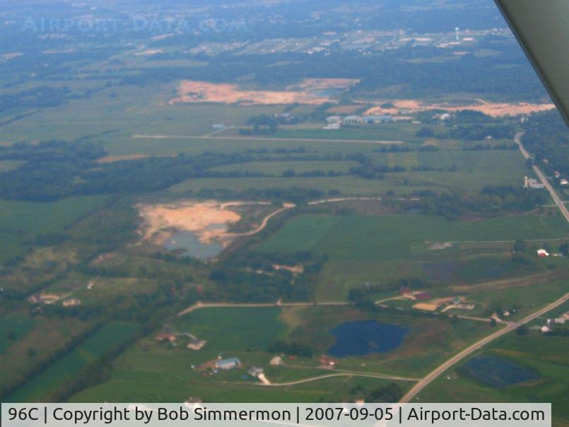 Fox River Airport (96C) - Looking east from 3500'