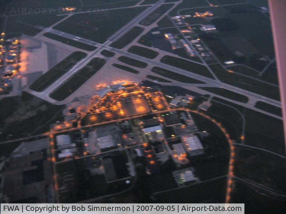 Fort Wayne International Airport (FWA) - From 4500' at early dawn