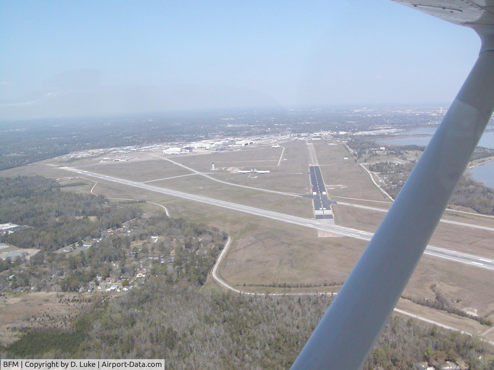 Mobile Downtown Airport (BFM) - Approach end of RWY 36