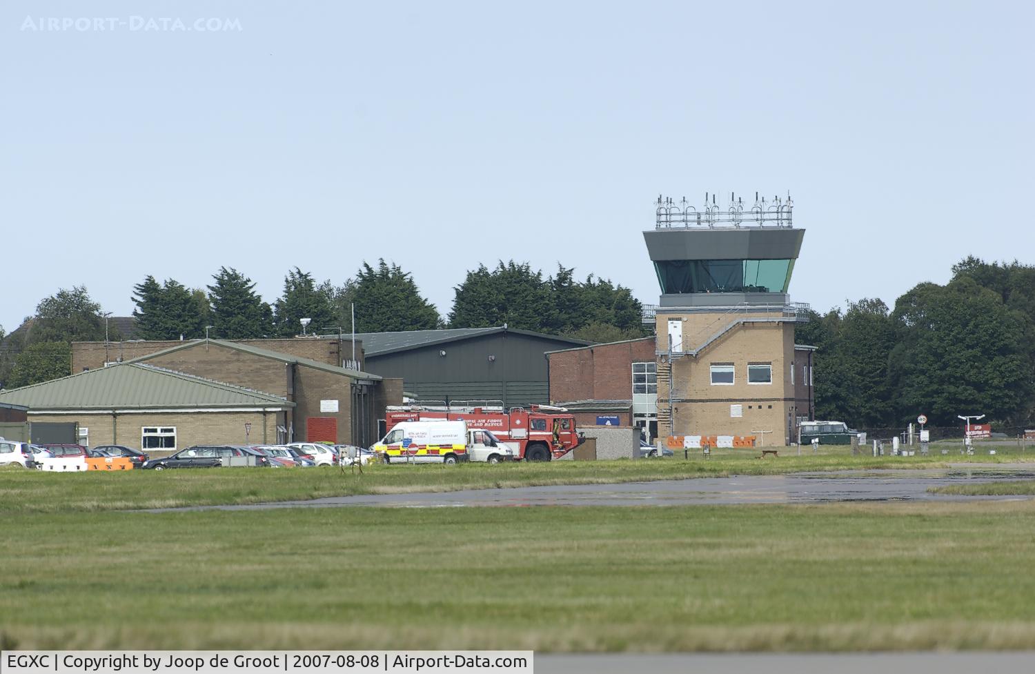 RAF Coningsby Airport, Coningsby, England United Kingdom (EGXC) - Coningsby control tower