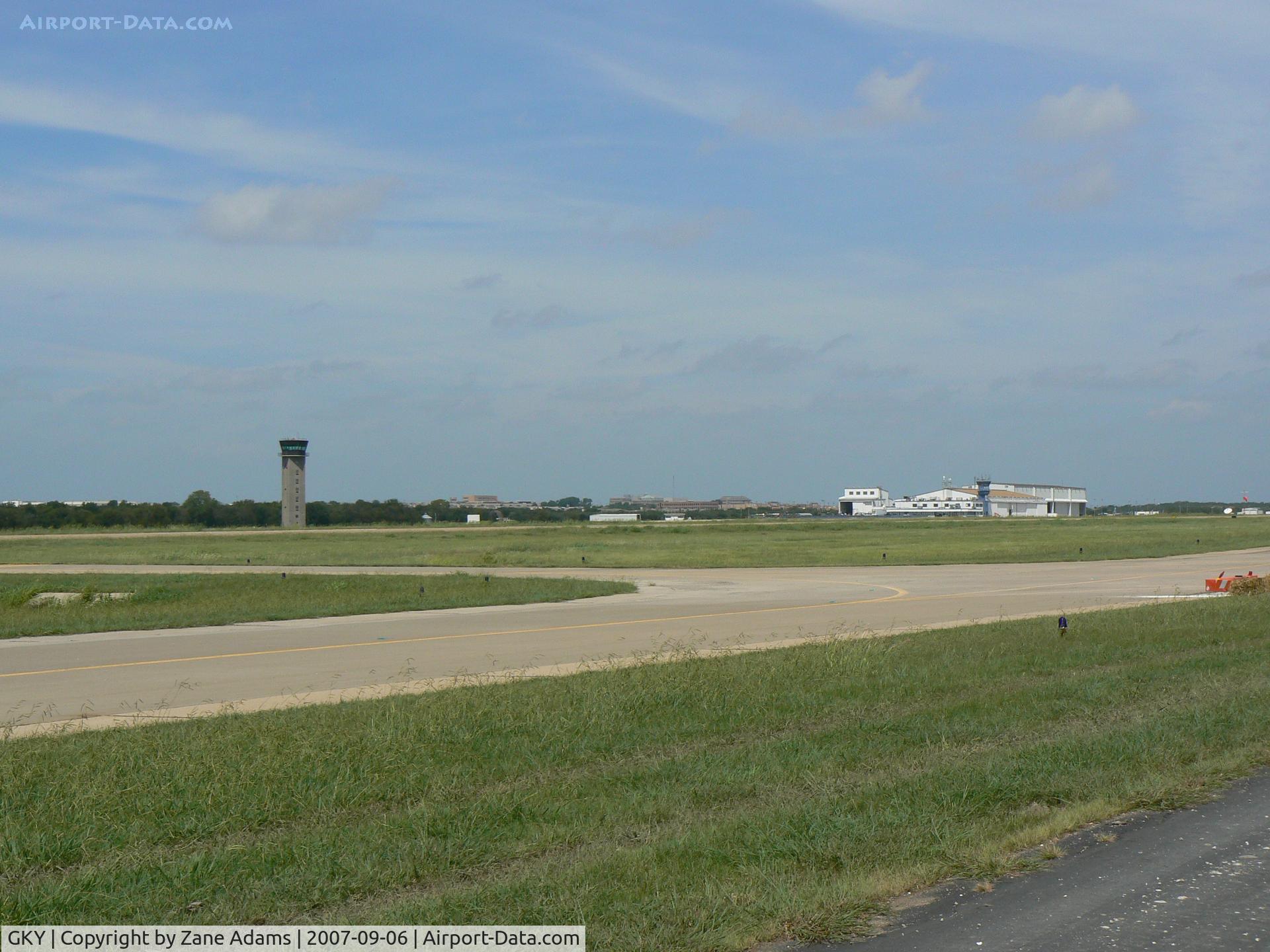 Arlington Municipal Airport (GKY) - Looking North West at CT and Bell Helicopter Flight Test