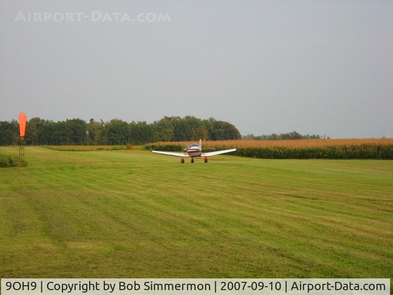 Forest Field Airport (9OH9) - N132BN departing on RWY 9.