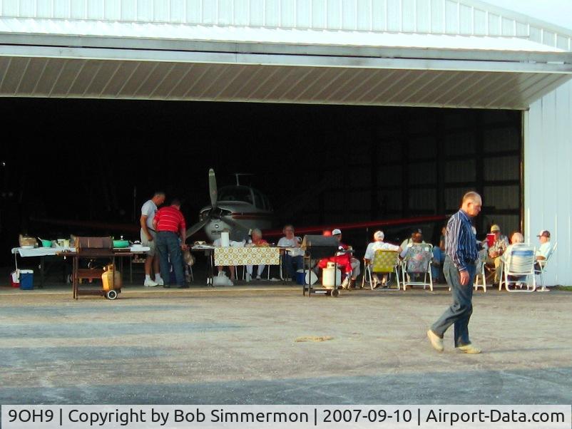 Forest Field Airport (9OH9) - TOPA organizations final cookout of the year hosted by Norm Philips at Forest, OH