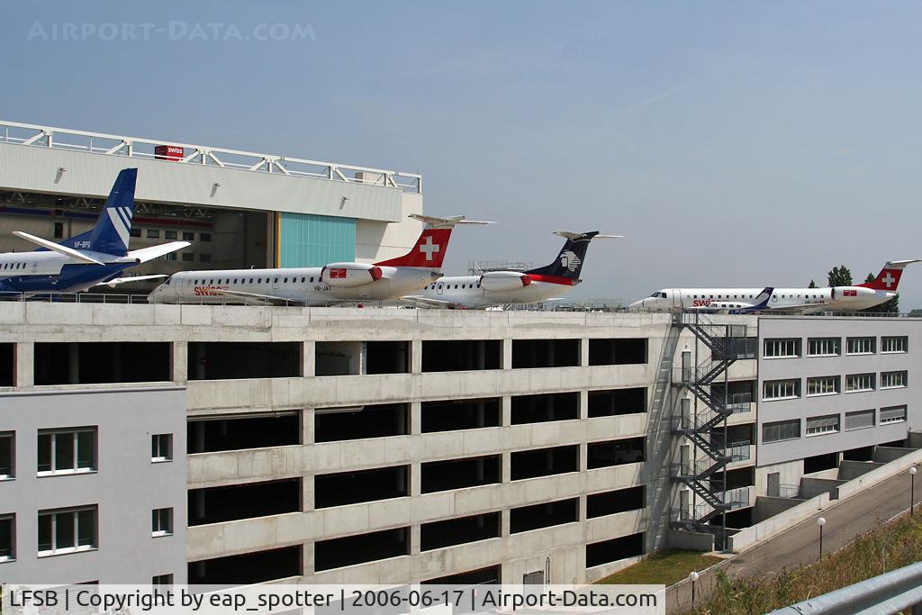 EuroAirport Basel-Mulhouse-Freiburg, Basel (Switzerland), Mulhouse (France) and Freiburg (Germany) France (LFSB) - SWISS Hangar