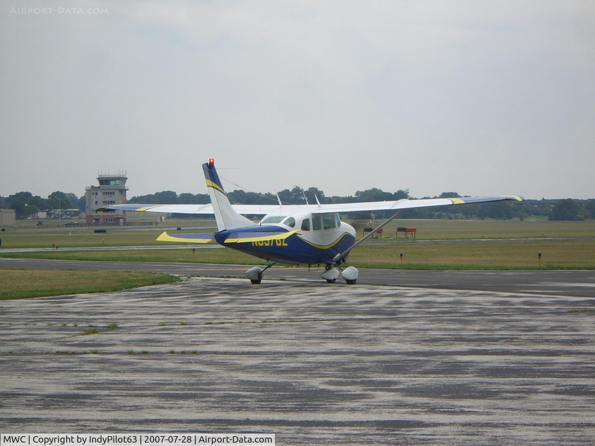 Lawrence J Timmerman Airport (MWC) - A nice tarmac shot with the tower in the backround