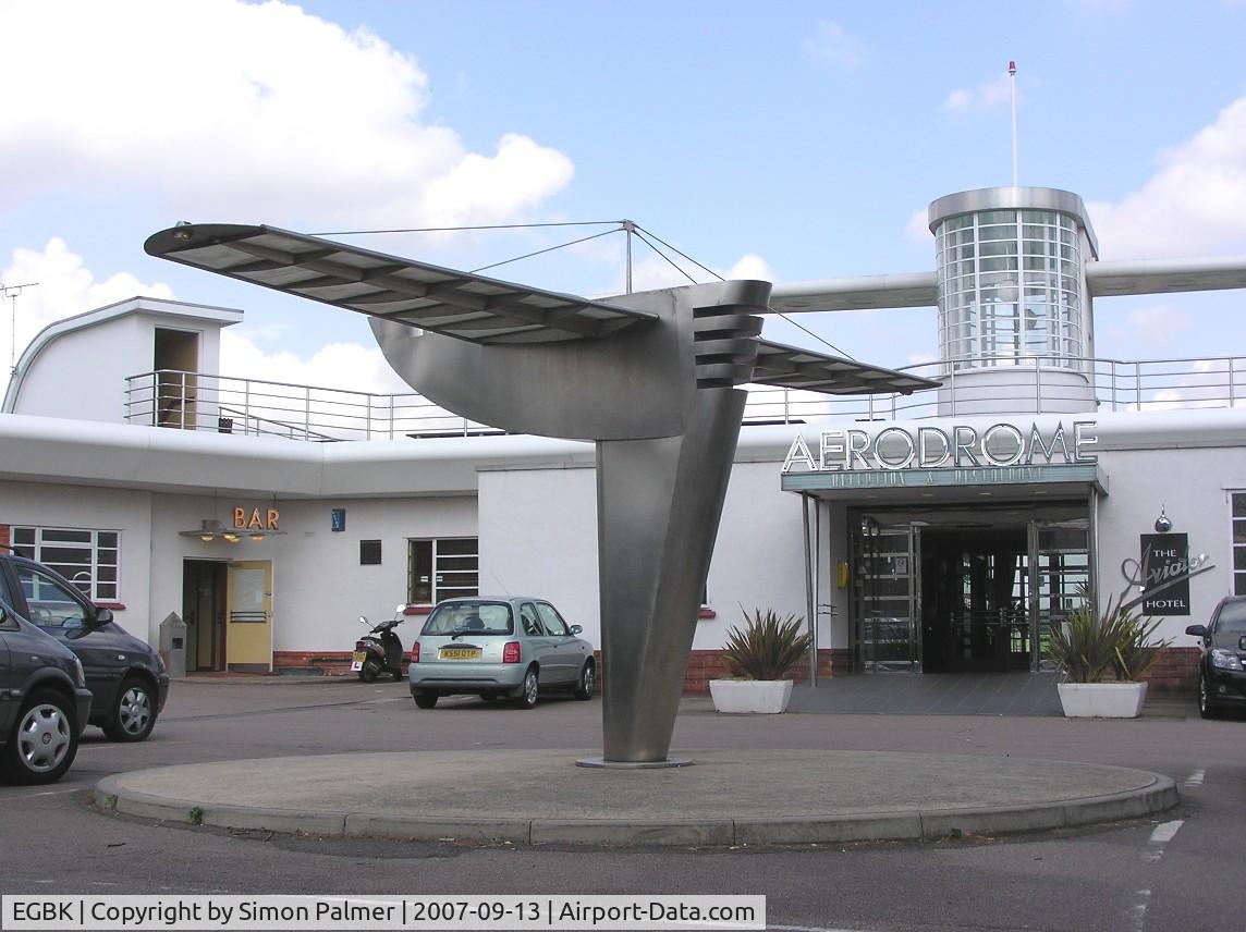 Sywell Aerodrome Airport, Northampton, England United Kingdom (EGBK) - Entrance to Airport Hotel at Sywell