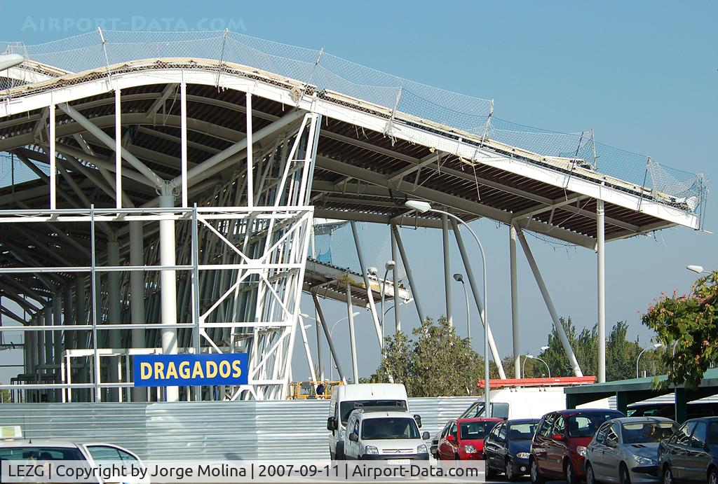 Zaragoza Airport, Zaragoza / Aragon Spain (LEZG) - New terminal (in construction).