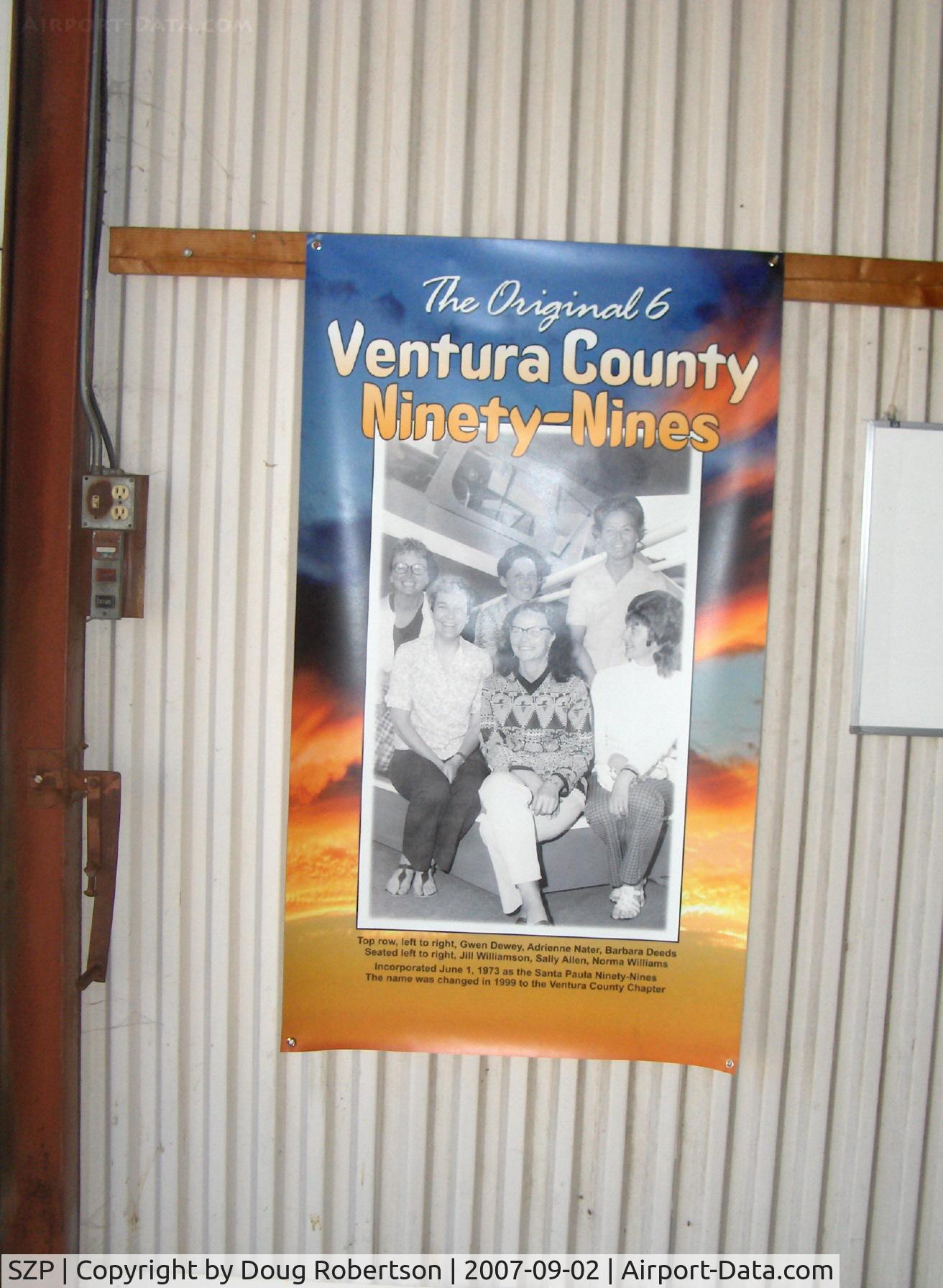 Santa Paula Airport (SZP) - Original Six Ventura County 99s, Gwen Dewey Day at SZP