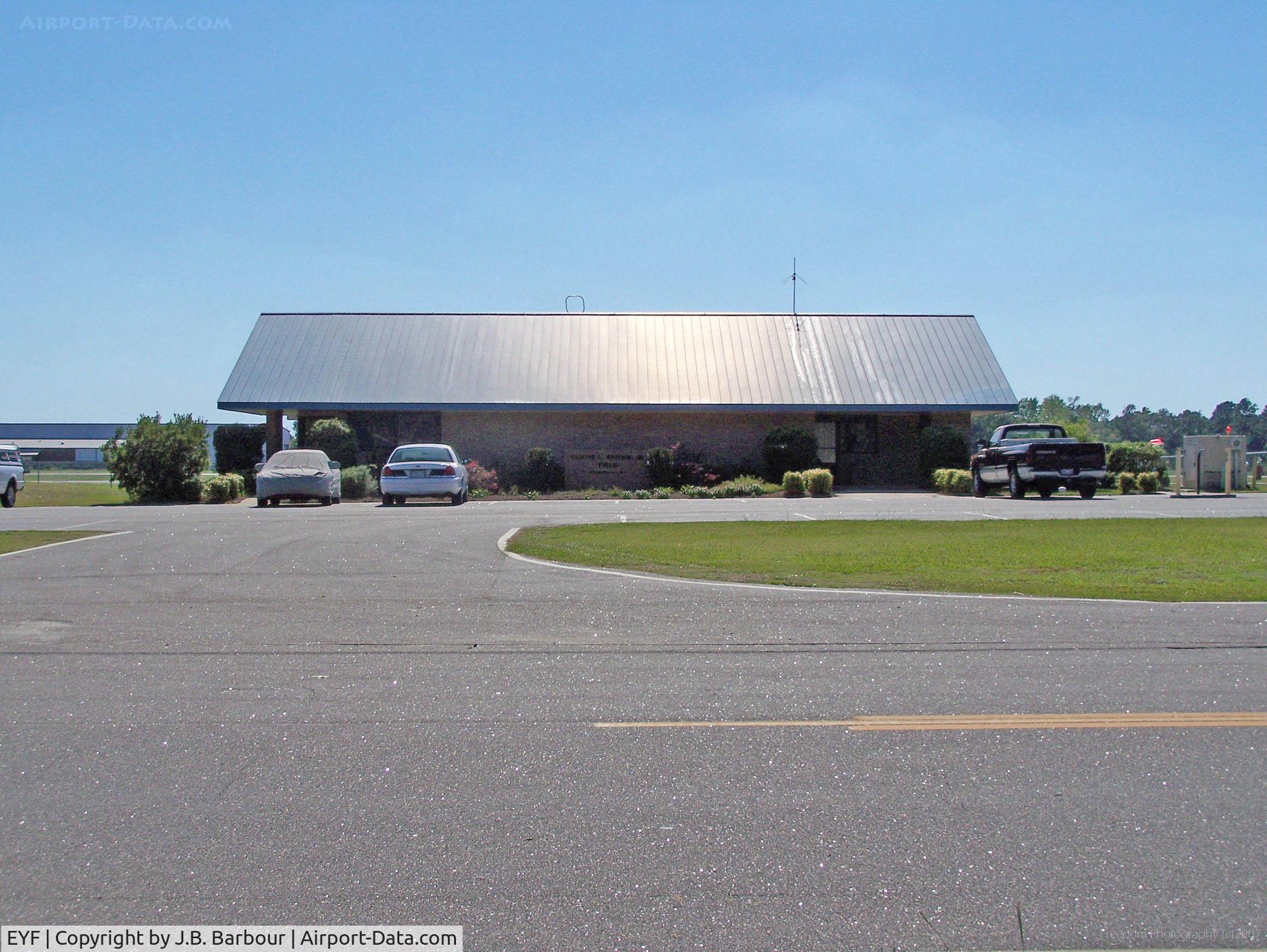Curtis L Brown Jr Field Airport (EYF) - Friendly staff and clean facility.  Stop by and stay a while.