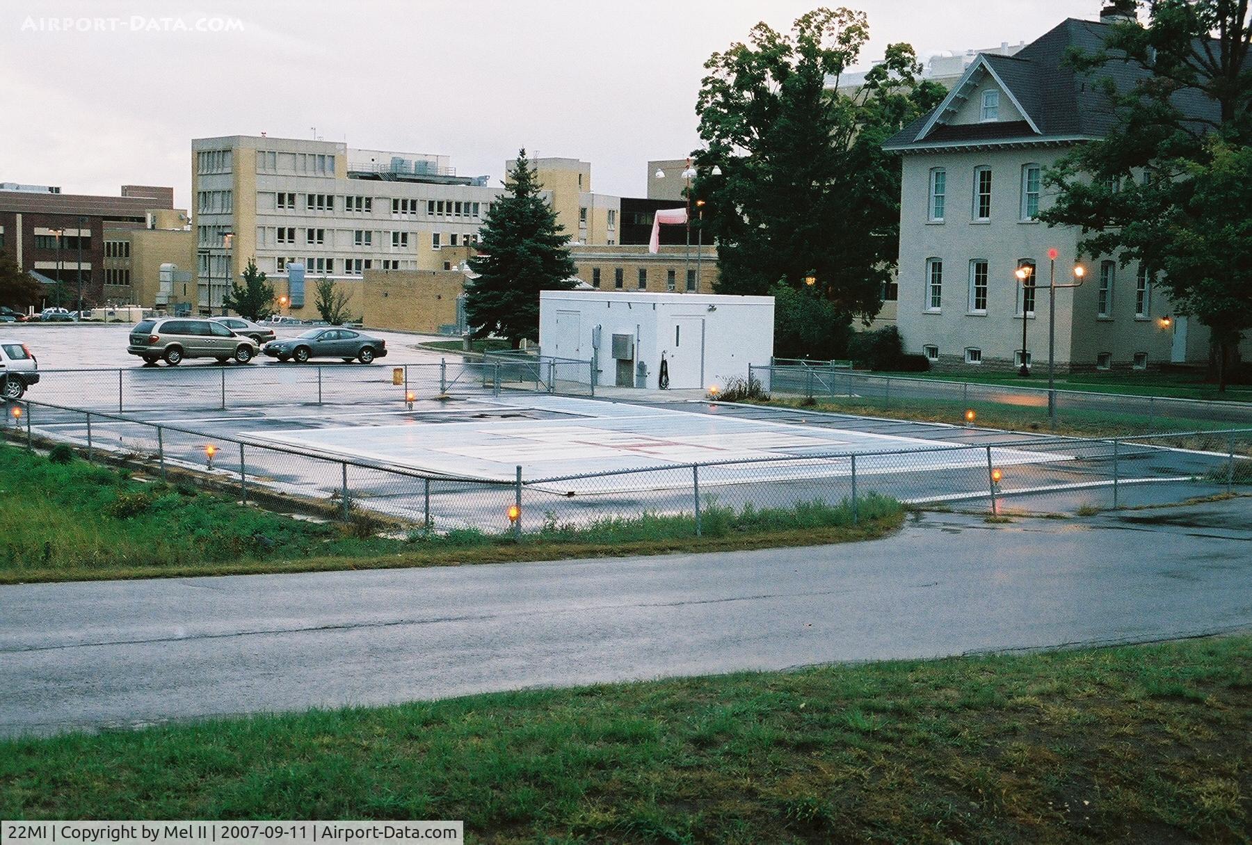 Munson Medical Center Heliport (22MI) - Munson Medical Center Helipad