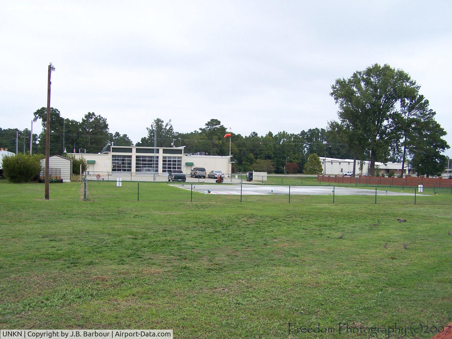 UNKN Airport - Lumberton EMS near the hospital