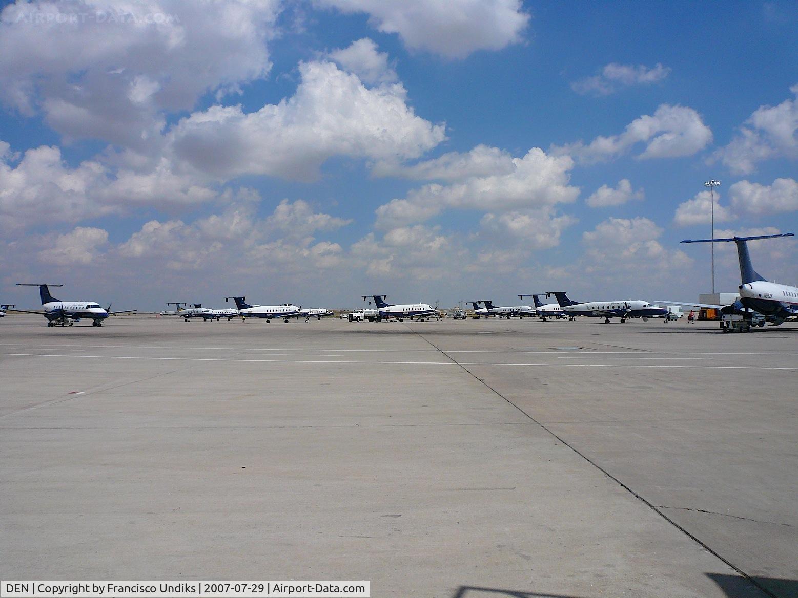Denver International Airport (DEN) - Great Lakes Airlines operation on east side of A concourse.