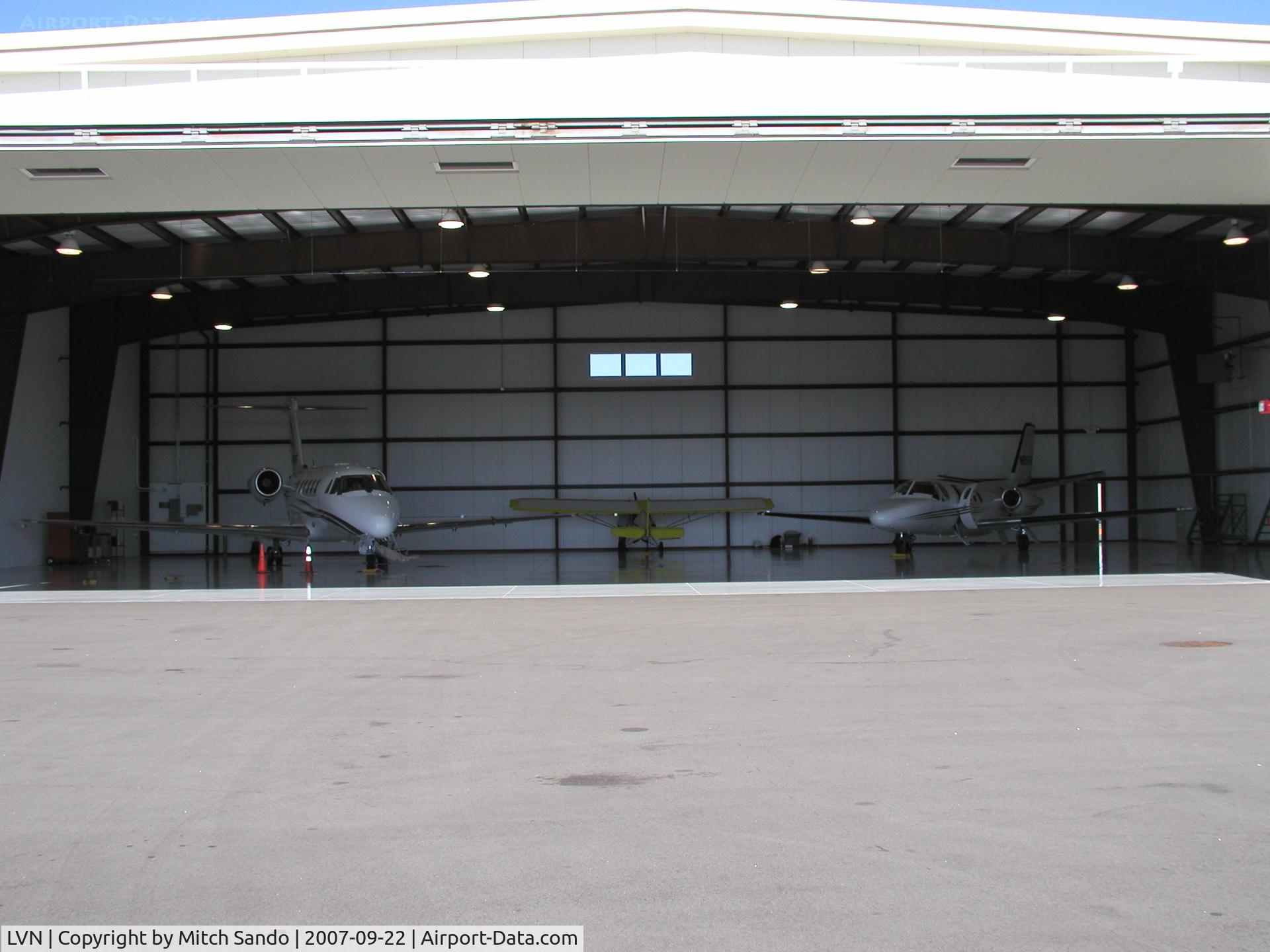 Airlake Airport (LVN) - The new Aircraft Resource Center Hangar.