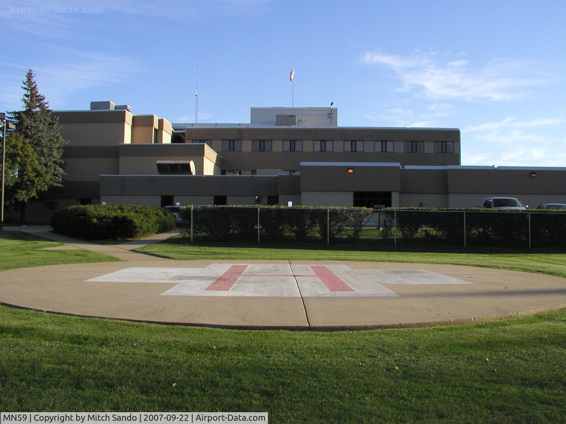 District One Hospital Heliport (MN59) - District One Hospital in Faribault, MN.
