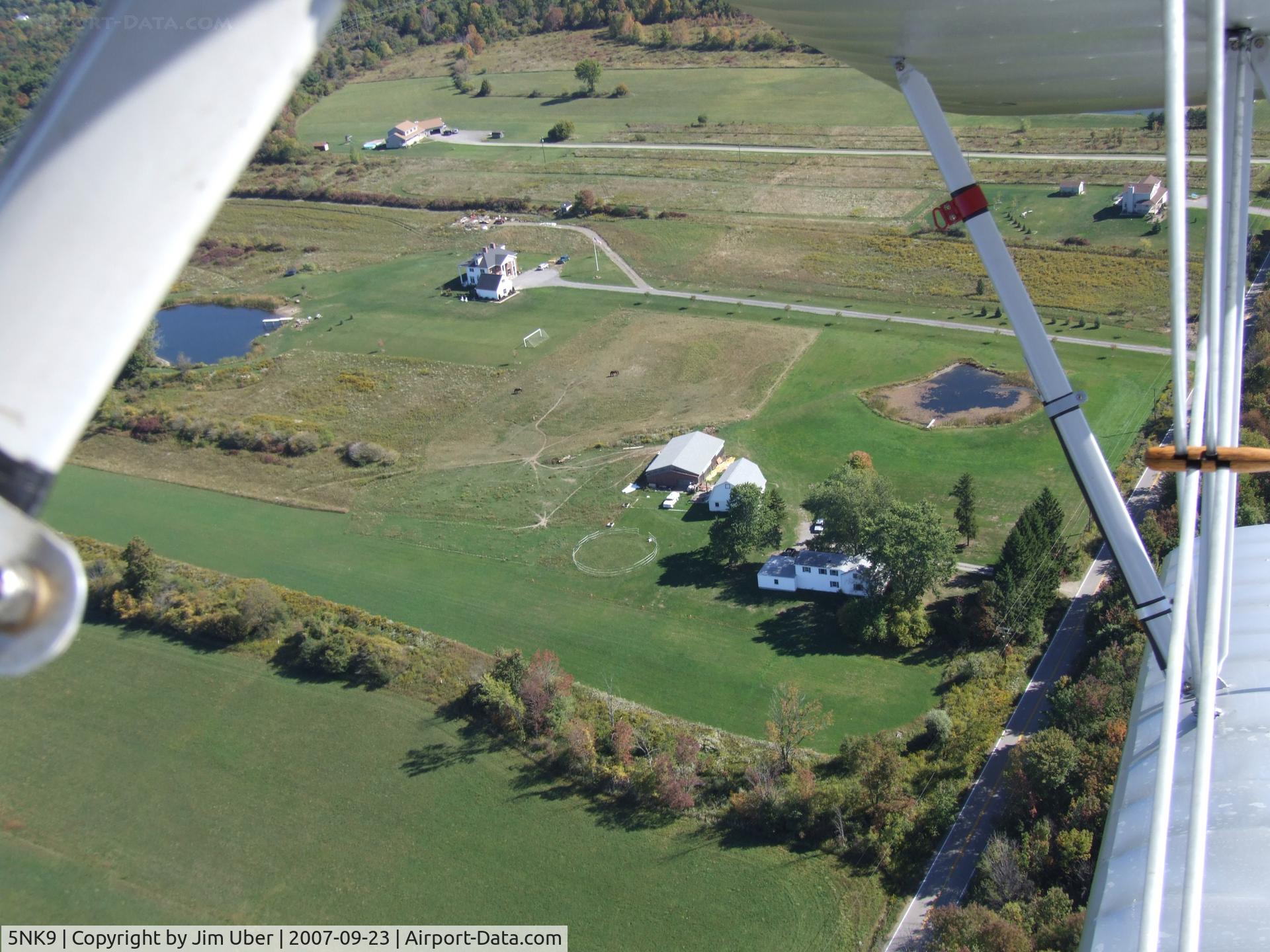 Treichler Farm Airport (5NK9) - Pete's home strip (pete's at the controls of the Fleet photo plane N8600)