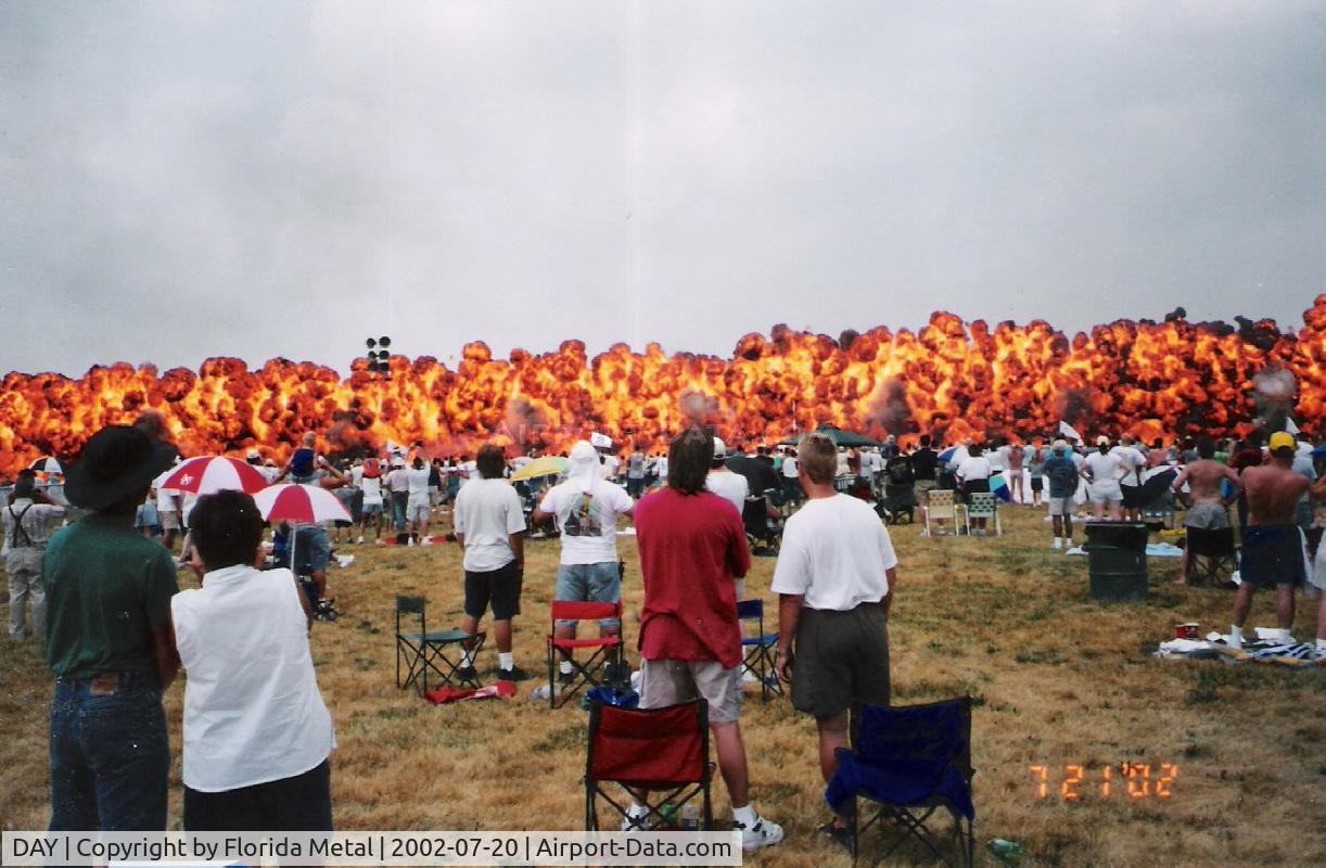 James M Cox Dayton International Airport (DAY) - pyros at Dayton Air Show