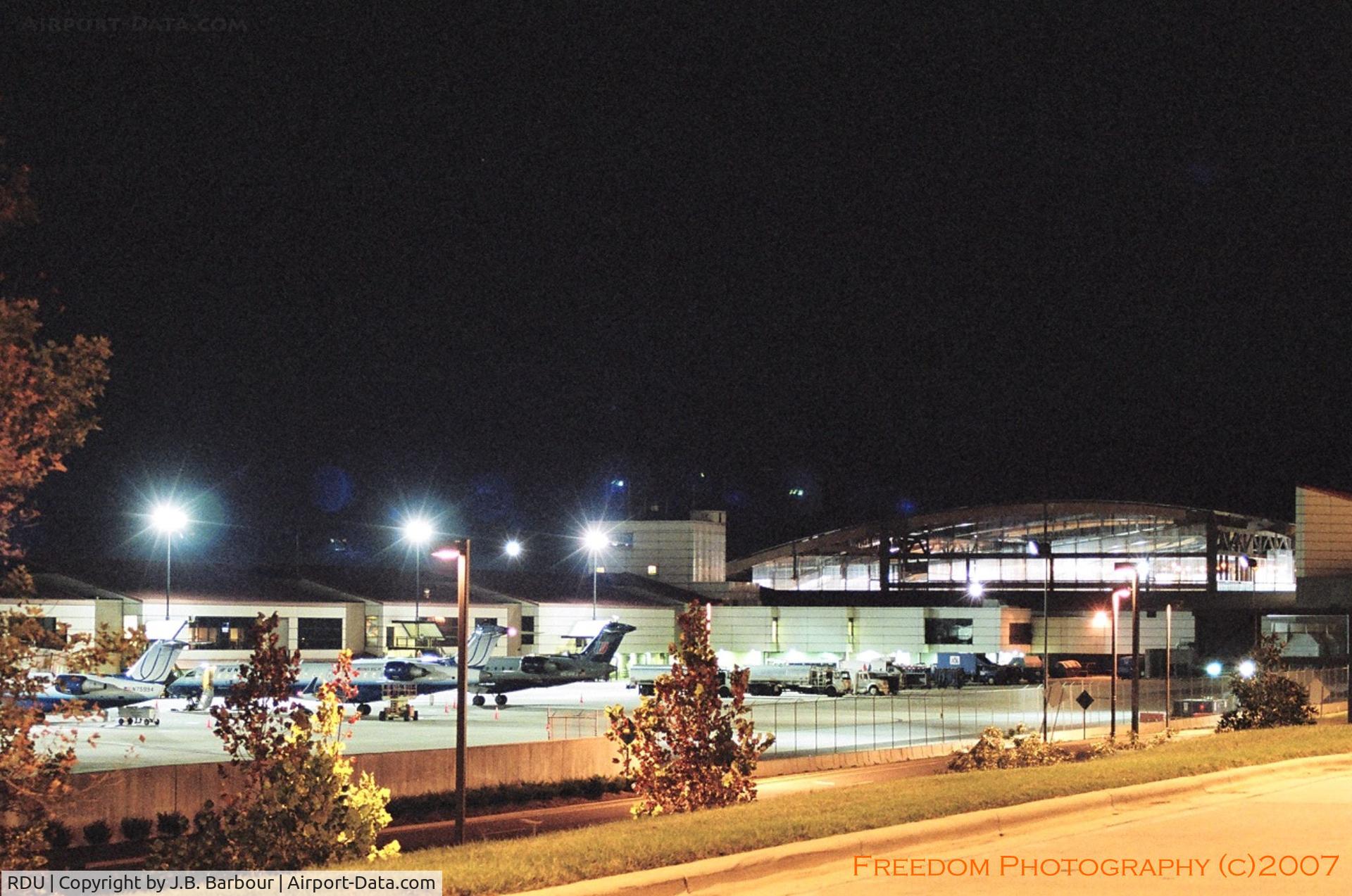 Raleigh-durham International Airport (RDU) - At night