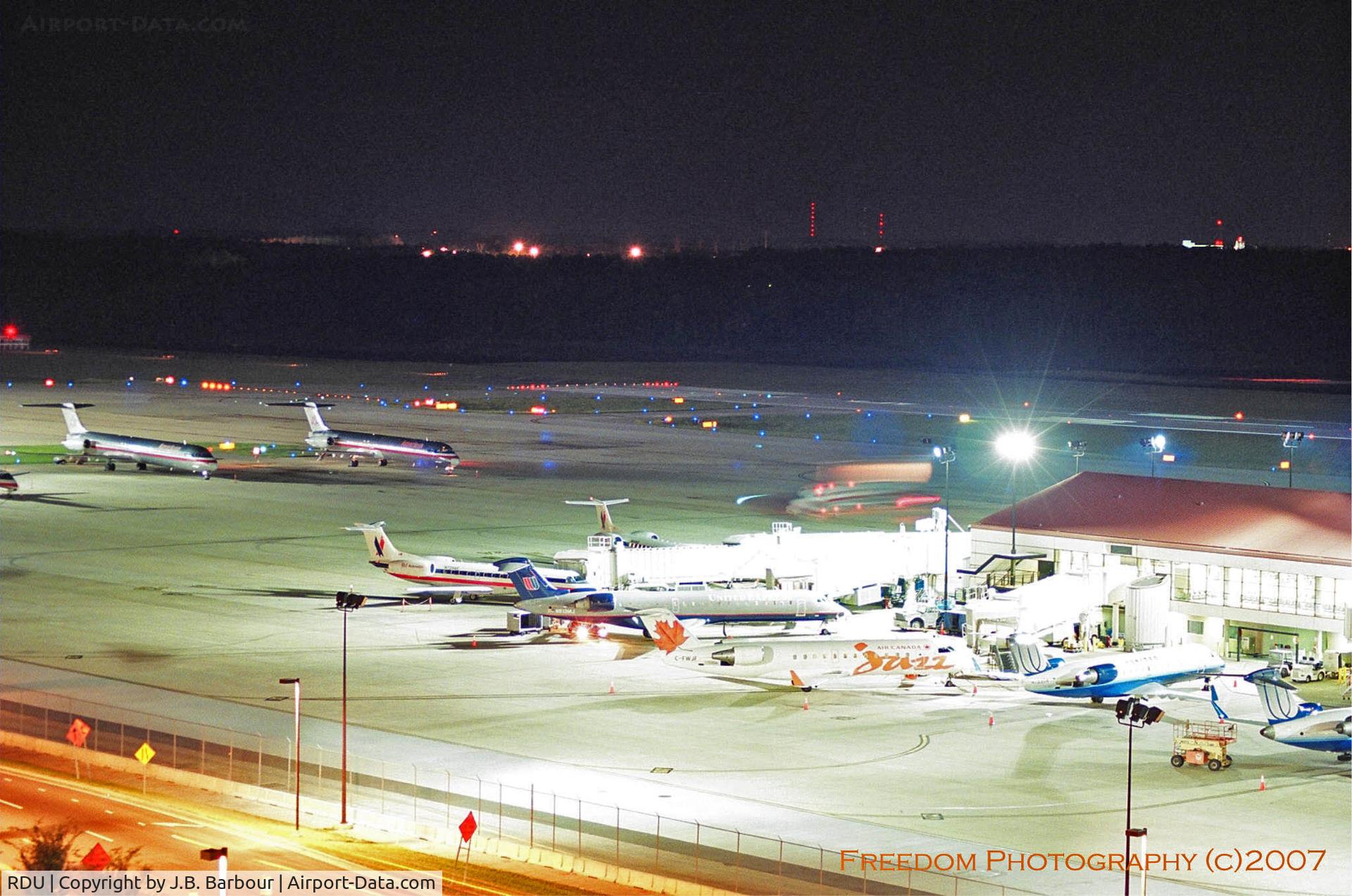 Raleigh-durham International Airport (RDU) - At night