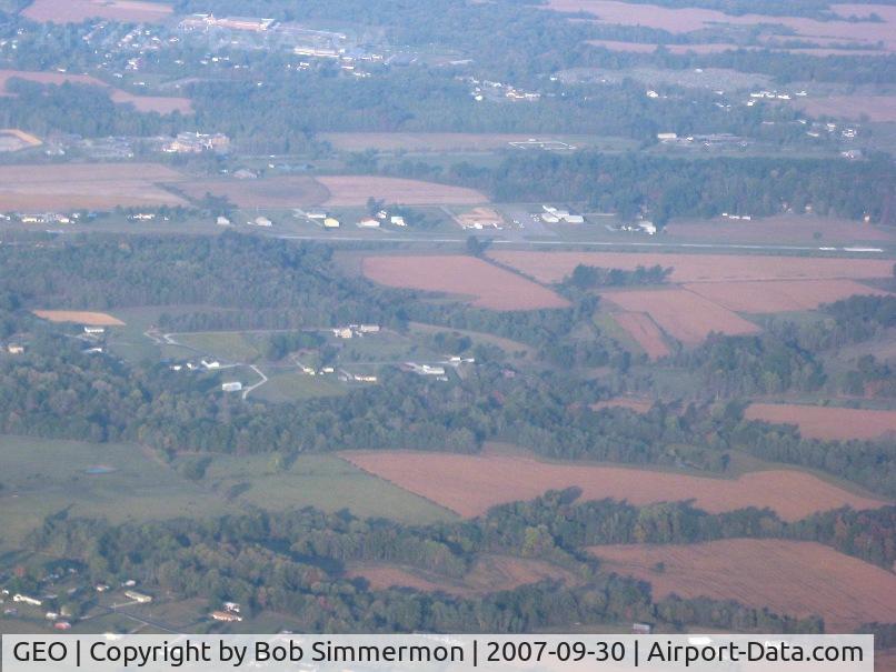 Brown County Airport (GEO) - Looking W from 5000'