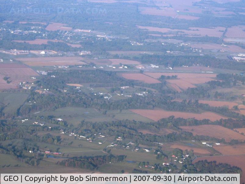 Brown County Airport (GEO) - Looking W from 5000'